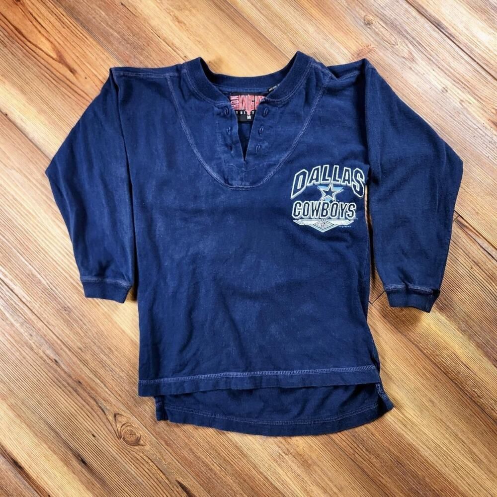 VINTAGE IRON KNIGHT ATHLETICS NFL FOOTBALL YOUTH DALLAS COWBOYS TSHIRT